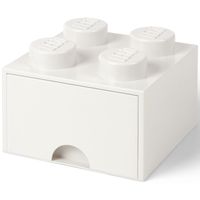 LEGO Brick Drawer 4 Wit Opbergdoos