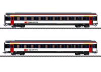 Märklin 42154 H0 2-delige set personenrijtuigen EW IV van de SBB - thumbnail