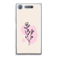 Roses are red: Sony Xperia XZ1 Transparant Hoesje