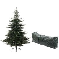 Kunst kerstboom groen Grandis Fir groen 180 cm met opbergzak