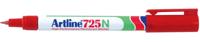 Permanent marker Artline 725N rood