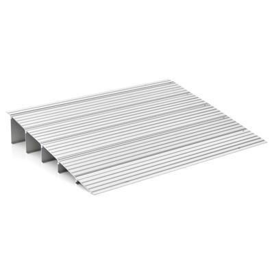 Drempeloploop 13 cm Instap in Hoogte Verstelbaar Stevig Aluminium Frame Antislip Oppervlak 317 kg Draagvermogen