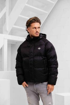 XPLCT Mono Puffer Winterjas Heren Zwart - Maat S - Kleur: Zwart | Soccerfanshop