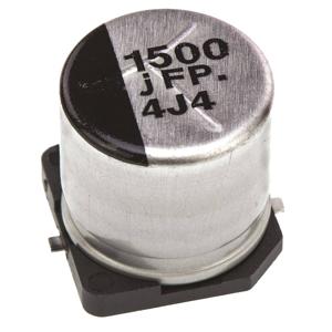 Panasonic Elektrolytische condensator SMD 1500 µF 6.3 V 20 % (Ø) 10 mm 1 stuk(s)