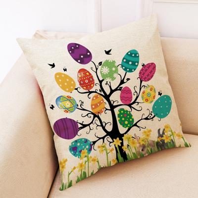 Pasen eieren patroon kussen auto bankhoofdkussen grootte: 45 x 45cm