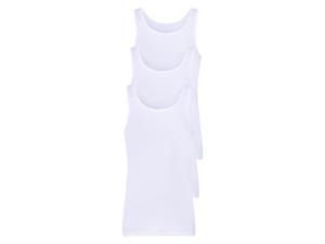 LIVERGY 3 heren hemden (Wit, L)