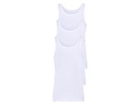 LIVERGY 3 heren hemden (Wit, L)