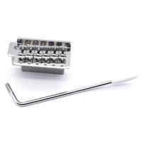 AxLabs KD2BG1001CR 6-Schroefs Strat Tremolo met Block Saddles (incl. Tremolo-arm) - Chrome