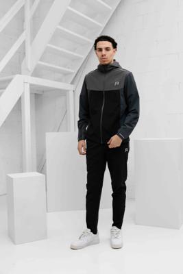 Reprimo Flight Windbreaker Trainingspak Heren Zwart/Grijs - Maat XL - Kleur: DonkergrijsLichtgrijsZwart | Soccerfanshop