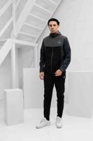 Reprimo Flight Windbreaker Trainingspak Heren Zwart/Grijs - Maat XL - Kleur: DonkergrijsLichtgrijsZwart | Soccerfanshop