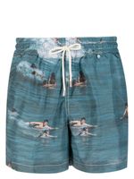 Arrels Barcelona x Yosigo Olas short de bain - Bleu - thumbnail