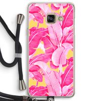 Pink Banana: Samsung Galaxy A3 (2016) Transparant Hoesje met koord