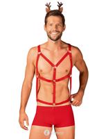 * OBSESSIVE Rood Heren Kerst Costuum, Mr Reindy