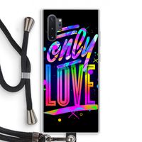 Only Love: Samsung Galaxy Note 10 Plus Transparant Hoesje met koord