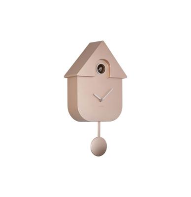Karlsson Wandklok Modern Cuckoo - Metallic Rose Goud