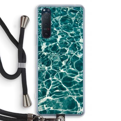 Weerkaatsing water: Sony Xperia 5 II Transparant Hoesje met koord