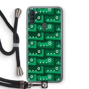 Crocs: Samsung Galaxy A11 Transparant Hoesje met koord