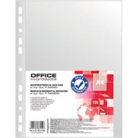 OFFICE products geperforeerde showtas, A4, 30 micron, glashelder, pak van 100 stuks