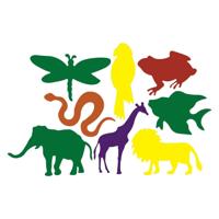 Colorations - krasfiguren dierenvormen - 48dlg. Colorations - krasfiguren dierenvormen - 48dlg.