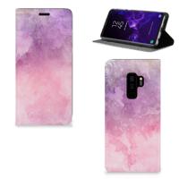Bookcase Samsung Galaxy S9 Plus Pink Purple Paint Bookcase Samsung Galaxy S9 Plus Pink Purple Paint