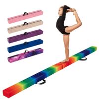Opvouwbare Evenwichtsbalk Schuimrubberen Gymnastiekbalk-Multicolor