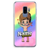 Chibi Maker man: Samsung Galaxy S9 Plus Transparant Hoesje