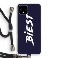 Biest: Pixel 4 Transparant Hoesje met koord