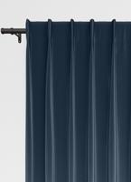 Bahrein gordijn - Blauw met enkele plooi