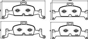 Remmenset, remschijf BREMBO, Remschijftype: Binnen geventileerd, Inbouwplaats: Vooras, u.a. für Audi