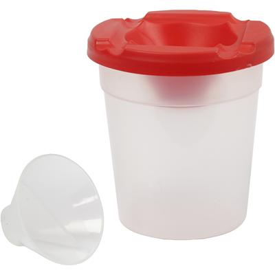 Creativ Company Niet-knoeien pot, h: 8,5 cm, d 8 cm, 250 ml, 15 stuk/ 1 doos