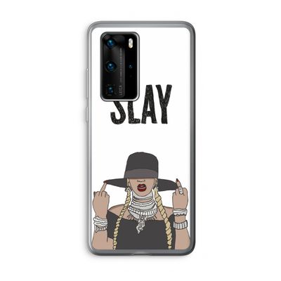 Slay All Day: Huawei P40 Pro Transparant Hoesje