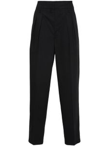 LEMAIRE pantalon de costume à pinces - Noir