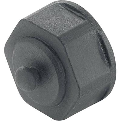 Telegärtner 100022773 STX V1 stofkap voor flenzen variant 1 Zwart 1 stuk(s)