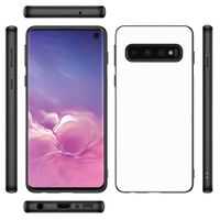 Samsung Galaxy S10 Hoesje TPU Gripcase Zwart/wit