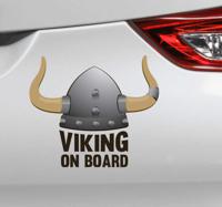 Tekst Sticker Viking On Board