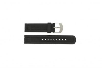 Timex horlogeband T49940 Rubber Zwart 22mm