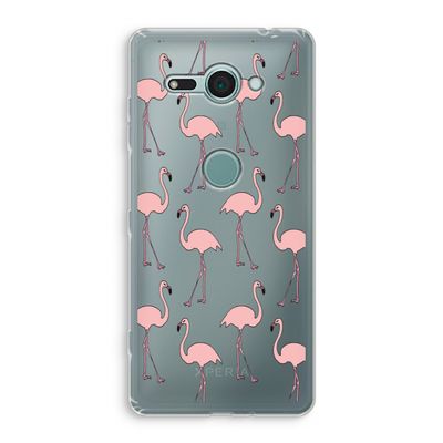 Anything Flamingoes: Sony Xperia XZ2 Compact Transparant Hoesje