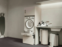 Kast WASHING 1 machine kasjmier met 1 opzetkast