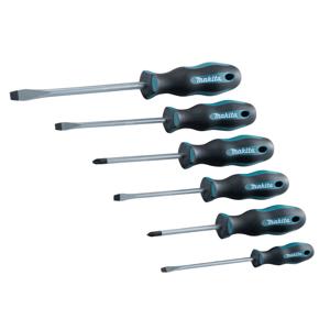 Makita E-10512 Schroevendraaierset 6-delig SL4 / SL5,5 / SL6,5 / SL8 / PZ1 / PZ2