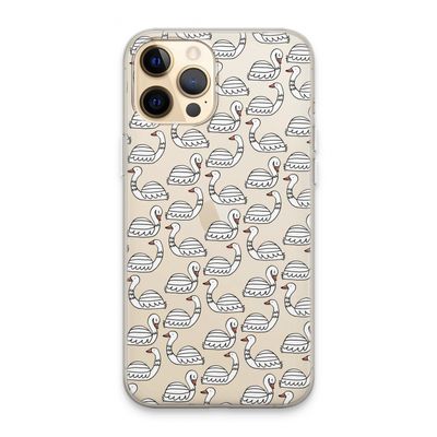 Zwanen: iPhone 13 Pro Max Transparant Hoesje