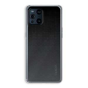 Musketon Halftone: Oppo Find X3 Pro Transparant Hoesje
