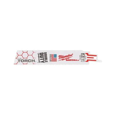 Milwaukee Heavy duty reciprozaagbladen voor metaal TORCH 150 x 10 Tpi - 25 stuks - 48008712