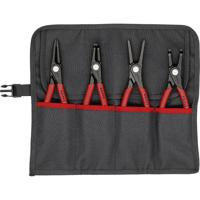 Knipex 3056290040 Precisie-borgveertang set Geschikt voor borgringen Binnen- en buitenringen 19-60 mm 19-60 mm Puntvorm Recht, 90° haaks