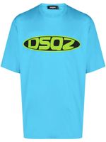 DSQUARED2 t-shirt à logo imprimé - Bleu - thumbnail