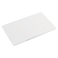 Professionele Horeca snijplank - 26 x 32 x 1.5 cm - wit - kunststof - gastronorm 1/2