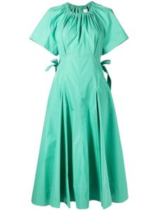 3.1 Phillip Lim robe mi-longue Ladybug à fronces - Vert