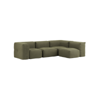 Soft Sofa Indoor - 4 Seater Corner Sofa - Olive - SACKit Soft Sofa Indoor - 4 Seater Corner Sofa - Olive - SACKit