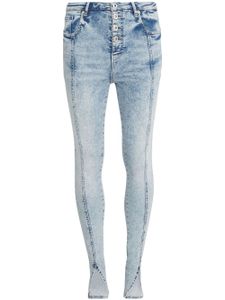 Karl Lagerfeld Jeans jean taille-haute à coupe skinny - Bleu