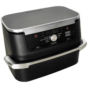 Ninja Foodi Flex Drawer AF500DE Airfryer 10.4 l 2470 W Anti-aanbaklaag, Met display Zwart