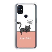 GSM poes: OnePlus Nord N10 5G Transparant Hoesje